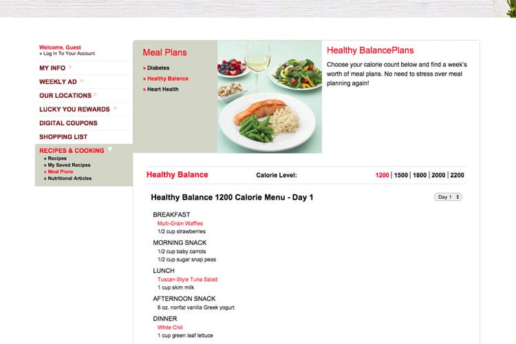 Technology | Shopping | The new Lucky You Rewards program from Lucky Supermarkets lets you earn points for grocery shopping, get digital coupons, make shopping lists, find recipes, and make meal plans. Use online or the mobile app.