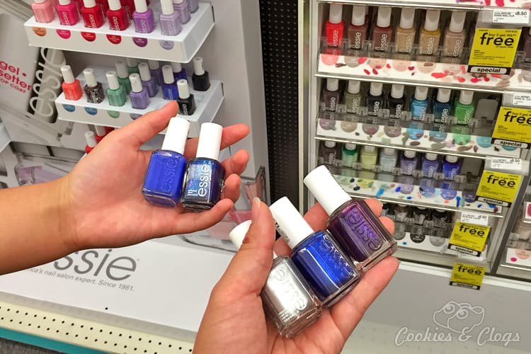 DIY Nail Art | If you want to do something a little different, try using tape to create easy designs. Here are 7 easy steps to using tape, decorative scissors (optional), and nail polish.