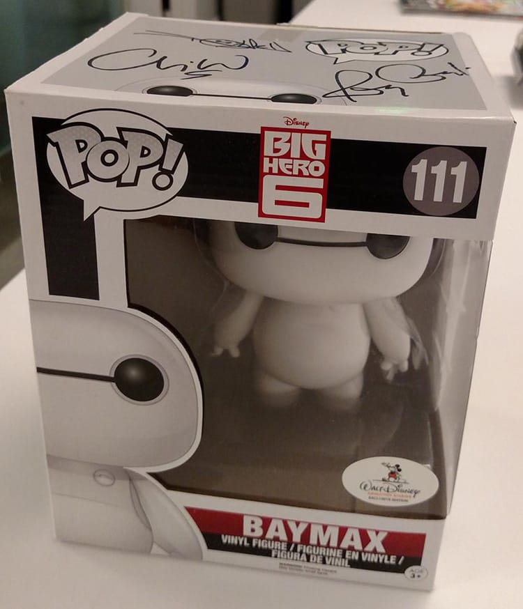 D23 Expo Blogger Twitter Party – Signed Baymax POP Prize #D23Expo #Disneyland60