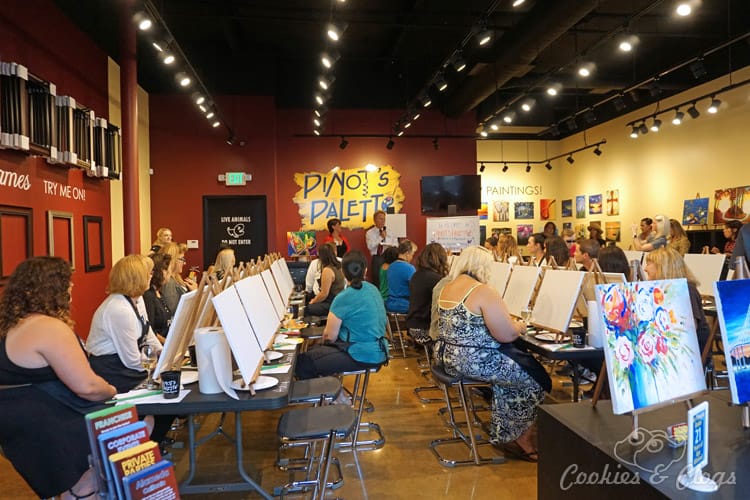 San Francisco | California | Events | The new Pinot’s Palette paint and wine studio is now open in Alameda, CA at South Shore Center. See what the experience is like here.