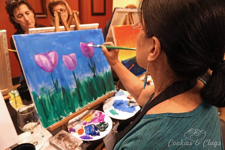 San Francisco | California | Events | The new Pinot’s Palette paint and wine studio is now open in Alameda, CA at South Shore Center. See what the experience is like here.