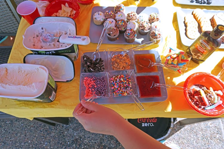 Shopping | Special Events | Party Ideas | Want to throw a last-minute end of summer pool party for the kids? Here are three simple tips to keep your event stress-free and within budget. Example of ice cream social.