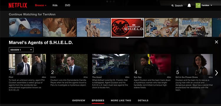 Entertainment | Television | Marvel's Agents of SHIELD season one and two are now streaming on Netflix. Watch it can get ready for season three. #StreamTeam