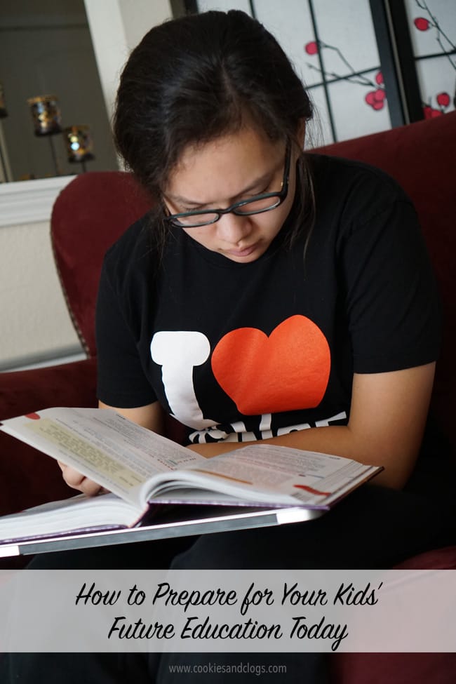 Education | Munchkin is busy with high school homeschool as we prepare for her future education today.