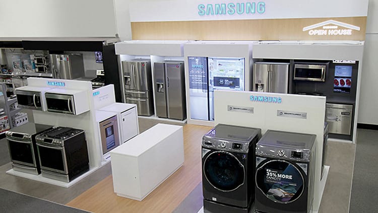 Home | Technology | The Samsung Open House at Best Buy stores has a great selection of kitchen appliances and more. Use these deals to save on the new 4-Door Flex refrigerator and Flex Duo Range.