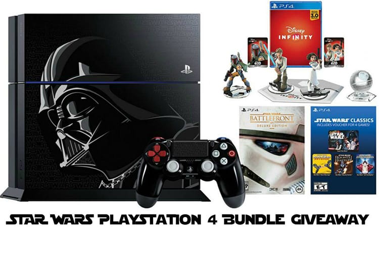 Video Games | Limited edition Darth Vader PS4 / Playstation 4 giveaway with Battlefront game or disney infinity 3.0