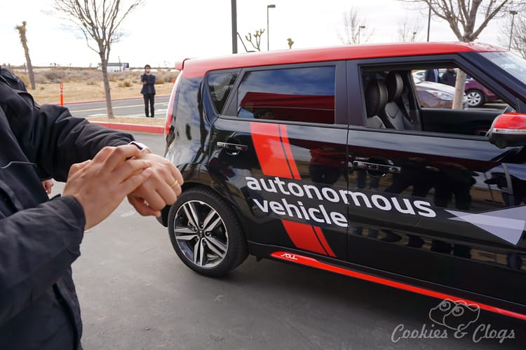 Cars | Automotive | See the new Kia autonomous vehicle with their own customized Kia Soul EV cars. See how our test ride went at the California Proving Ground track and find out more about the technology.