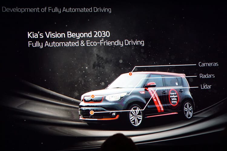 Cars | Automotive | Kia has entered the world of autonomous vehicles with their own customized Kia Soul EV cars. See how our test ride went at the California Proving Ground track and find out more about the technology.