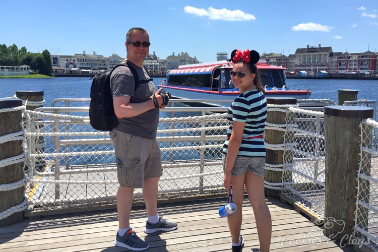Travel | Hotels | Have you ever wondered if or why you should stay at official Disney Resort Hotels at Walt Disney World Resort in Orlando, Florida? Here are all the reasons you should since the pros FAR outweighs the cons, especially the transportation part. Yacht and Beach Club boat shuttle.