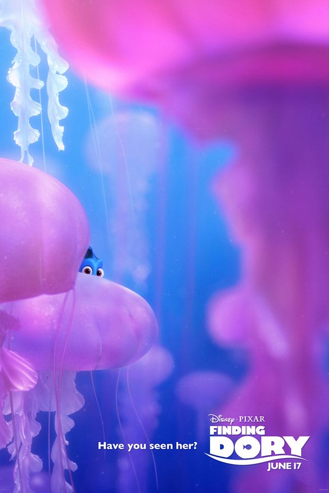Movies | Disney Pixar | Check out this Finding Dory Promo Poster. Finding Dory and the Piper animated short will be released in theaters on June 17, 2016.