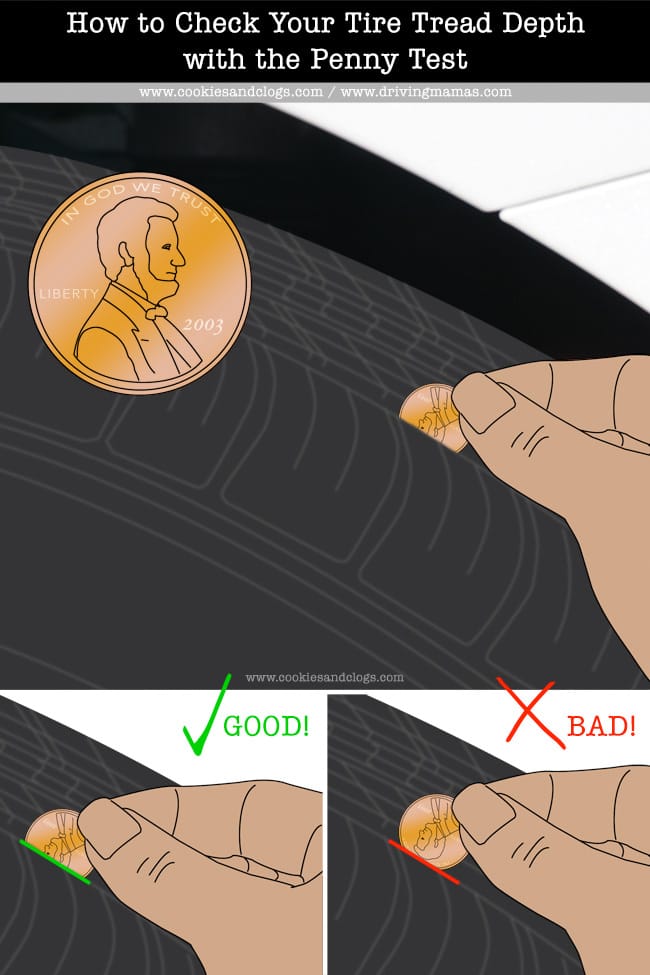 Cars | DIY Maintenance | Know when to replace your tires! Use these 3 easy steps for how to check your tire tread depth with the Penny Test. Click here to download the full-size printable PDF.