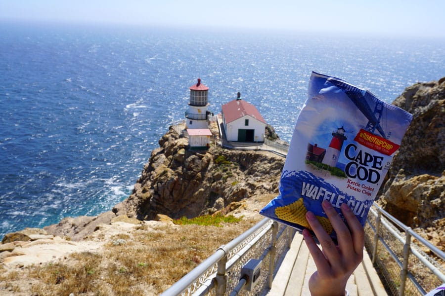 Cookies & Clogs | Want to take a family road trip to Point Reyes National Seashore in Point Reyes, CA? Here are several things to do with the kids including the Point Reyes Lighthouse. See what the climb down is like and if it's worth the trek. Cape Cod Chips #RoadTripChip
