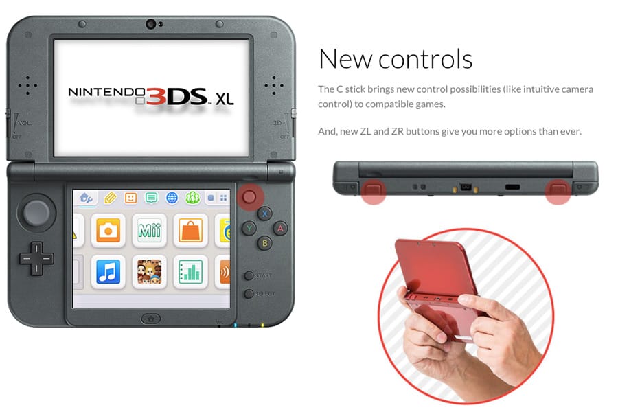 Cookies & Clogs | Video Games | TheSuper Mario 3D Land Edition New Nintendo 3DS is now available with two sets of faceplates. How does the "new" version compare with the older one? See this New Nintendo 3DS review to see if this new model is worth an upgrade. Also look at the comparison of size with the XL version.
