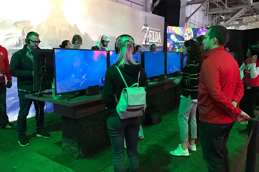 Cookies & Clogs | Nintendo Switch will be released on March 3, 2017. This is the newest home video game console from Nintendo. Find out which games will be available and take a peek into the Nintendo Switch preview tour event we attended in San Francisco.