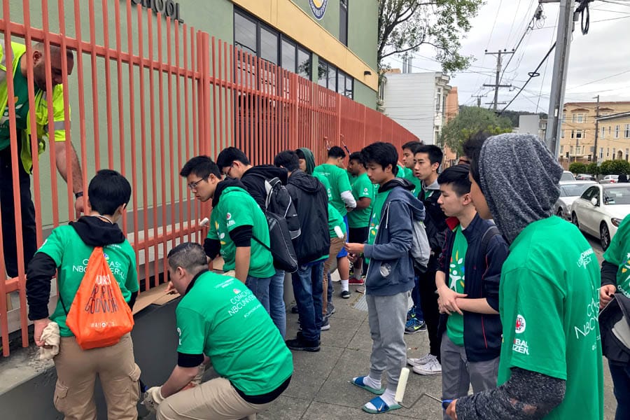 comcast-cares-day-2017-15 Cookies & Clogs | 2017 Comcast Cares Day at Sutro Elementary in San Francisco, CA + interview with David L. Cohen. Local community project also brings attention to Asian Pacific American Heritage Month.