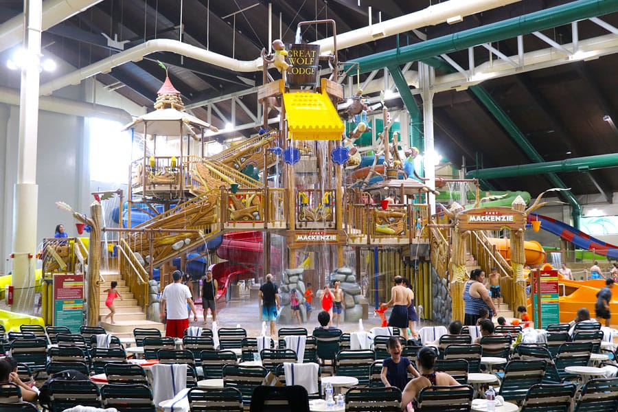 Cookies & Clogs | Great Wolf Lodge in Garden Grove, CA indoor water park review with information on activities, dining, lodging, shopping, and more. Fort Mackenzie