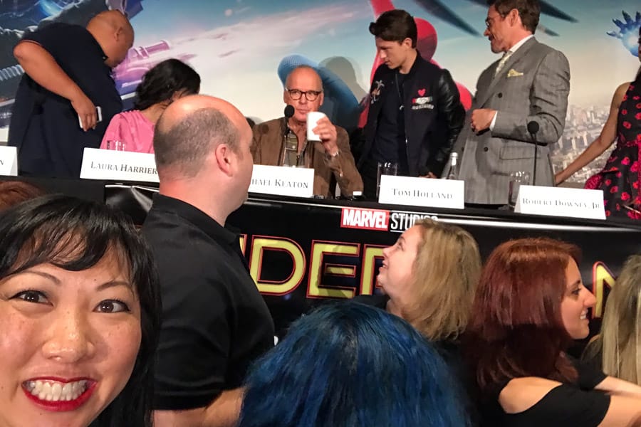 Cookies & Clogs | First-hand footage from Marvel's Spider-Man Homecoming Press Junket / Conference in New York, NY at the Whitby Hotel on June 25, 2017 with Tom Holland, Robert Downey Jr., Michael Keaton, Zendaya, Kevin Feige, Jon Watts, and more.