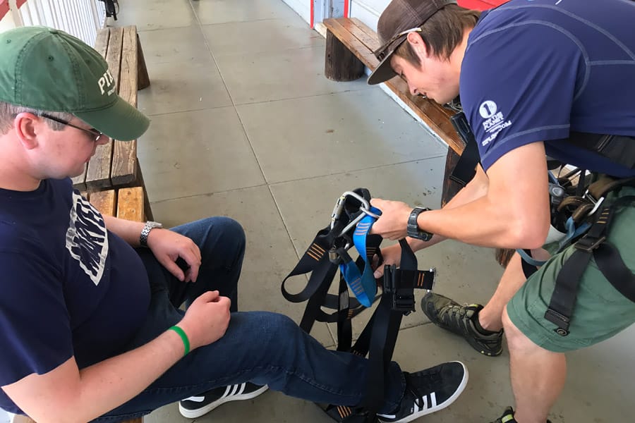 Cookies & Clogs | My first experience with ziplining in Hawaii was with Skyline Eco Adventures Akaka Falls Zipline on the Big Island of Hawaii. See how the quality, safety, and amazing crew won us over. Check out the video of all seven lines!