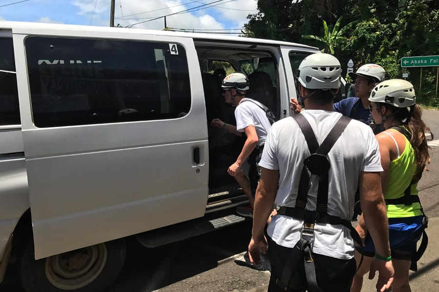 Cookies & Clogs | My first experience with ziplining in Hawaii was with Skyline Eco Adventures Akaka Falls Zipline on the Big Island of Hawaii. See how the quality, safety, and amazing crew won us over. Check out the video of all seven lines!