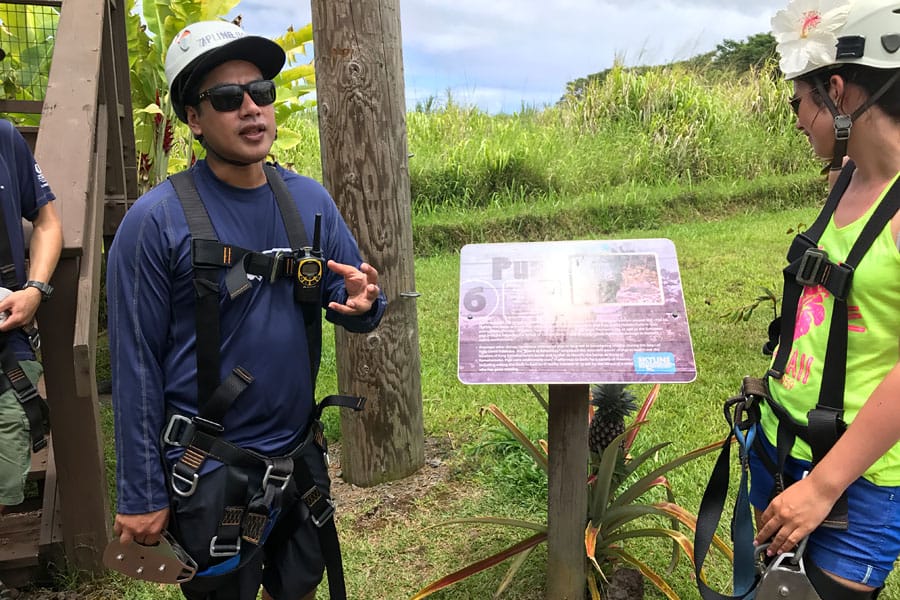 Cookies & Clogs | My first experience with ziplining in Hawaii was with Skyline Eco Adventures Akaka Falls Zipline on the Big Island of Hawaii. See how the quality, safety, and amazing crew won us over. Check out the video of all seven lines!