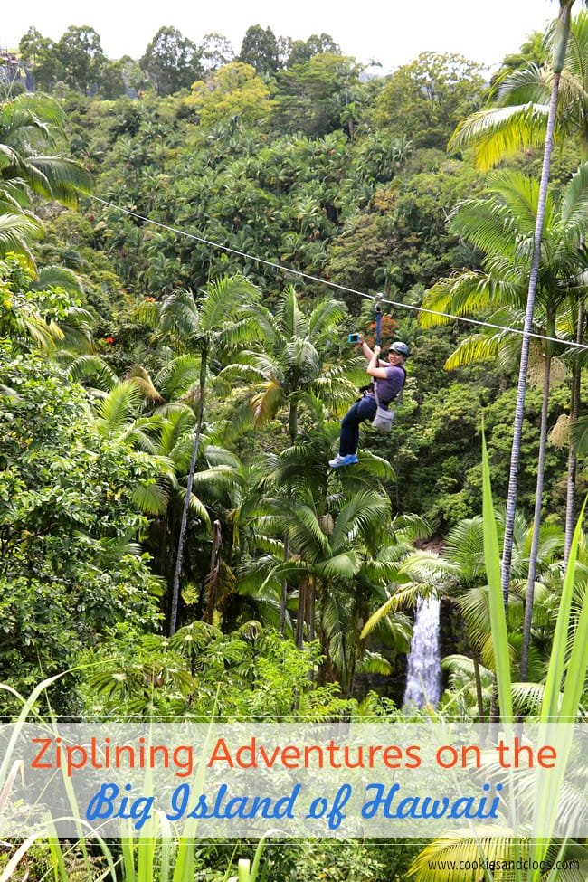 Cookies & Clogs | My first experience with ziplining in Hawaii was with Skyline Eco Adventures Akaka Falls Zipline on the Big Island of Hawaii. See how the quality, safety, and amazing crew won us over. Check out the video of all seven lines!