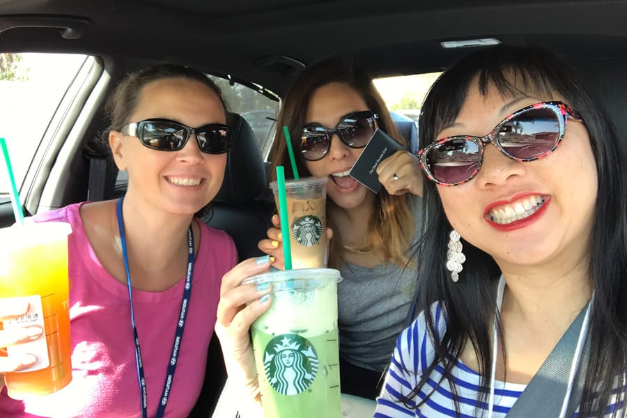 2018&nbsp;Hyundai Sonata Event - Paying it forward at Starbucks