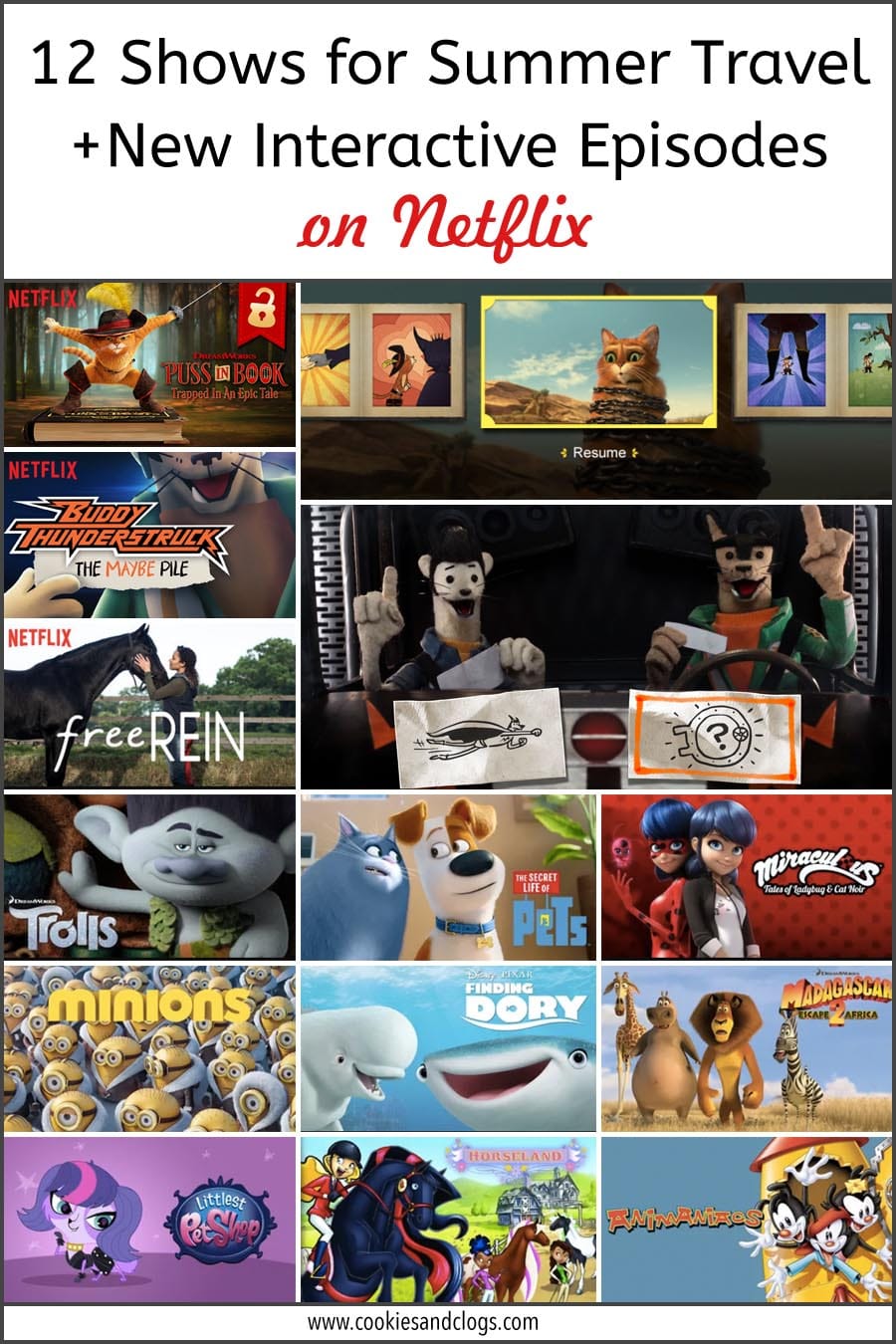 Cookies & Clogs | 12 Kids Shows to Watch During Summer Travel + New Netflix Interactive Shows
