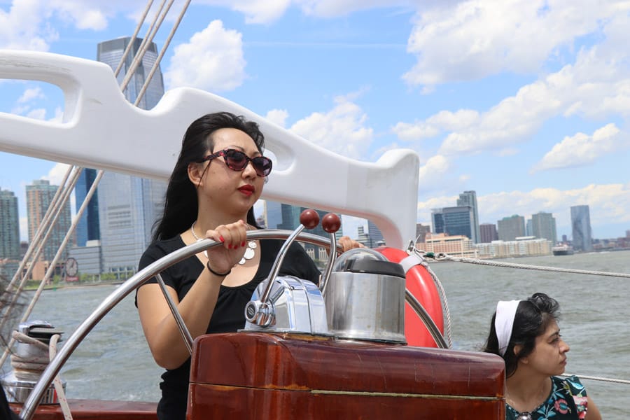 nyc-sailing-04 Cookies & Clogs | Spider-Man Homecoming media weekend and boat photo tour around New York City on the Hudson River.