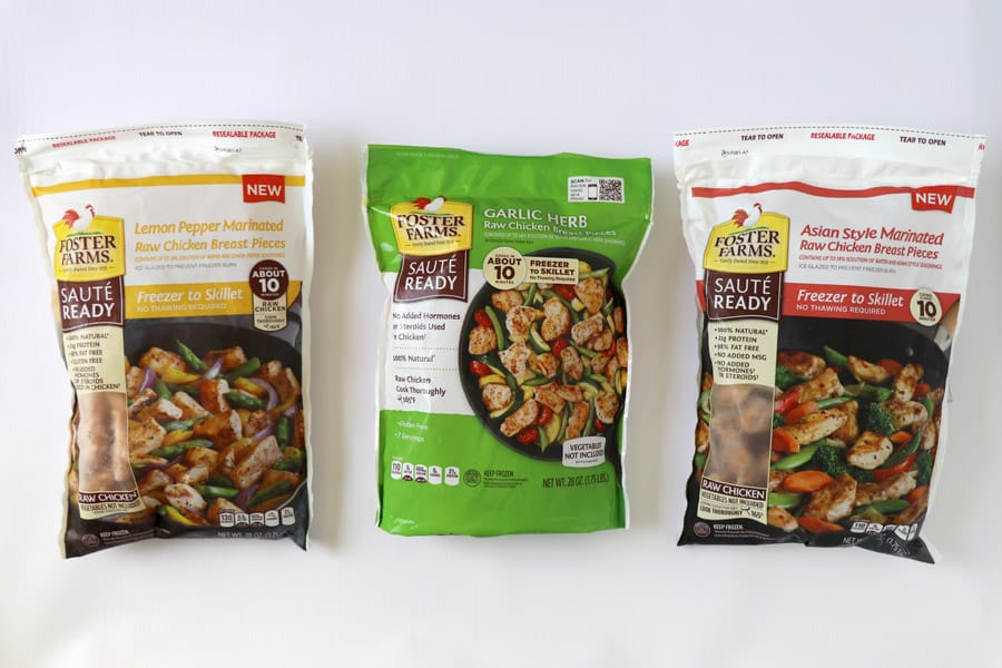 Foster Farms Sauté Ready Chicken Easy Dinners