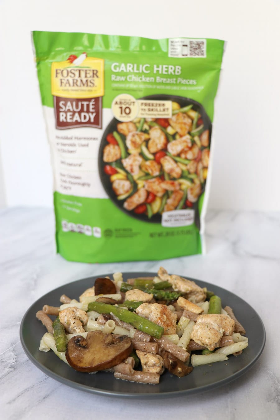 Foster Farms Sauté Ready Chicken Easy Dinners - garlic herb