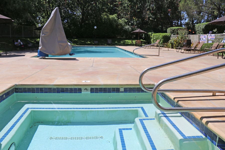 11 Things to Do in Napa, CA that Don’t Involve Drinking Wine - RiverPointe Napa Valley Resort Pool and Hot Tub