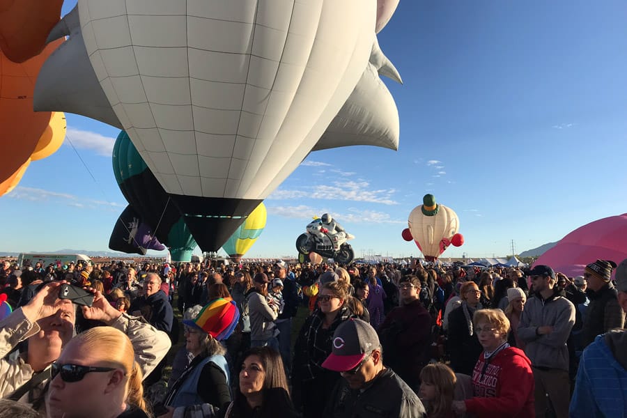 2017 Albuquerque International Balloon Fiesta in New Mexico Special Shape Rodeo