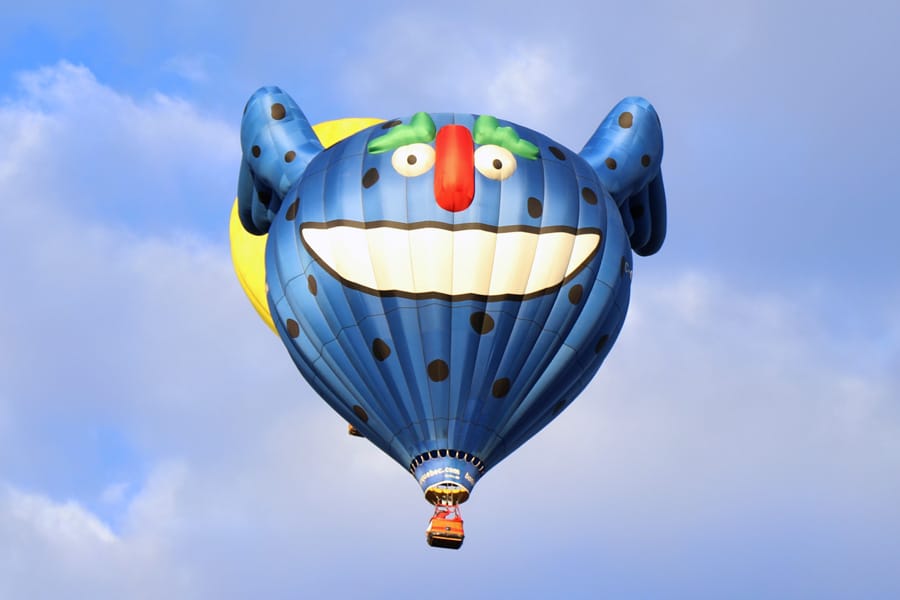 2017 Albuquerque International Balloon Fiesta in New Mexico Special Shapes Rodeo Monster