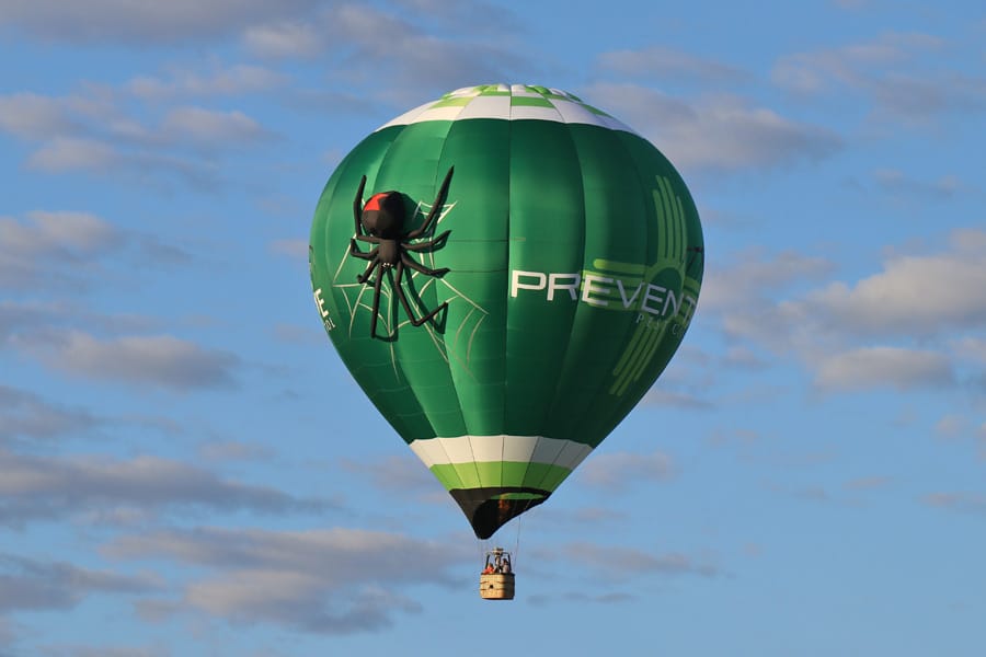 2017 Albuquerque International Balloon Fiesta in New Mexico Special Shapes Rodeo Spider