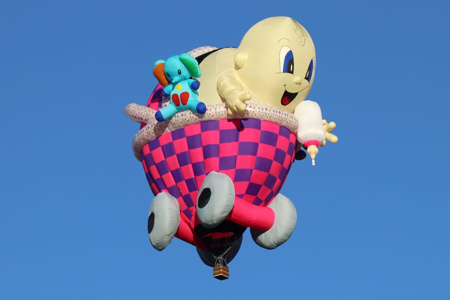 2017 Albuquerque International Balloon Fiesta in New Mexico Special Shapes Rodeo Baby Stroller