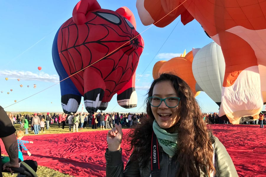 2017 Albuquerque International Balloon Fiesta in New Mexico Special Shape Rodeo SpyderPig