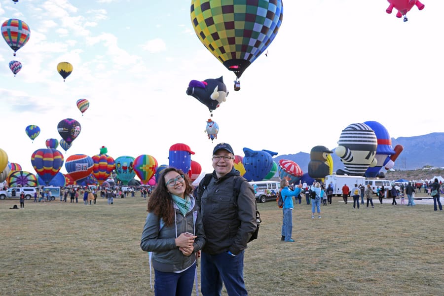 2017 Albuquerque International Balloon Fiesta in New Mexico Special Shape Rodeo