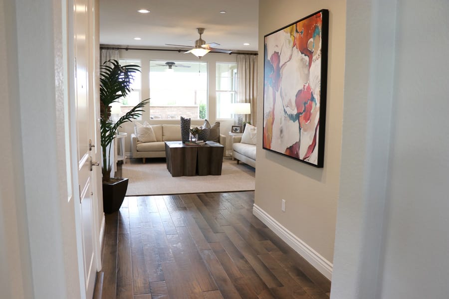 Tour new homes in Mountain House CA — Inspirato model homes in Cordes Village. Benton Floor Plan