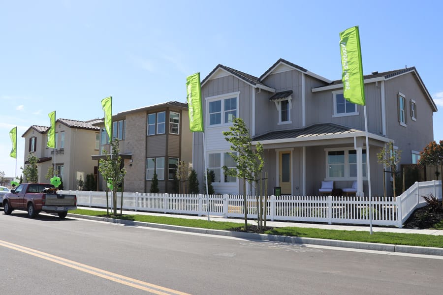 May 2018 Grand Opening of New Homes in Mountain House, CA — Cascada by Woodside Homes neighborhood and model homes to tour.