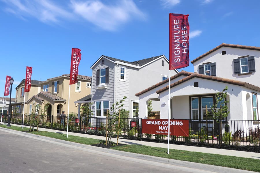 May 2018 Grand Opening of New Homes in Mountain House, CA — Savannah II by Signature Homes neighborhood and model homes to tour.