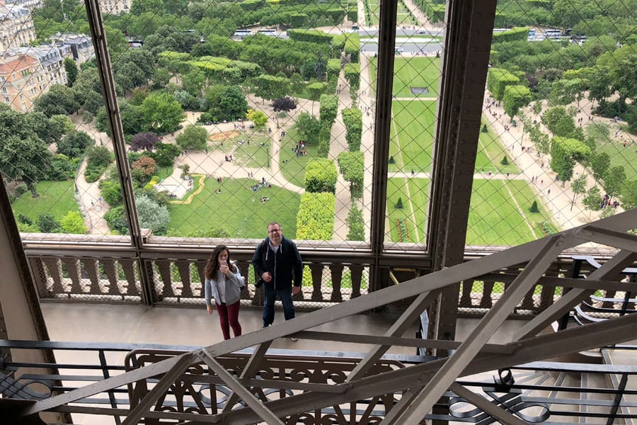 Paris Travel Guide: Top tips for how to visit the top of the Eiffel Tower in Paris France 1st first floor