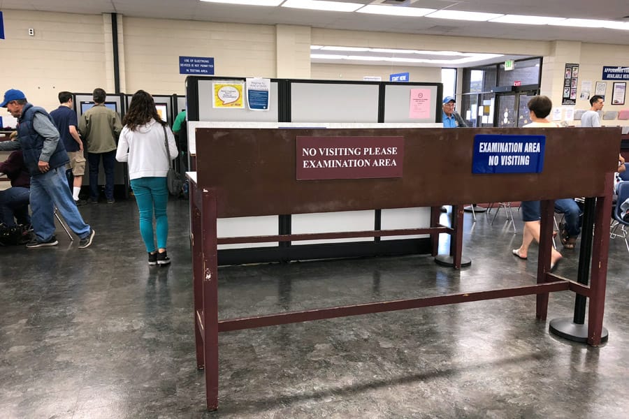 Teenage Drivers — Tips for How to Get a Driver Permit at the DMV taking the written test knowledge test