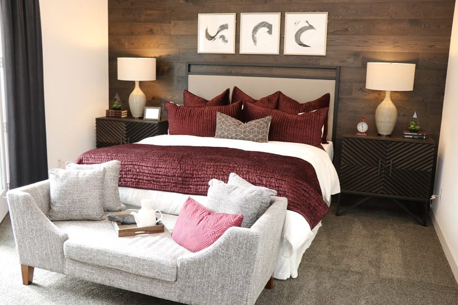 mountain-house-zephyr-ranch-10 New houses in Mountain House CA — Model homes and interior design decor ideas in Zephyr Ranch by Taylor Morrison bedroom with patio
