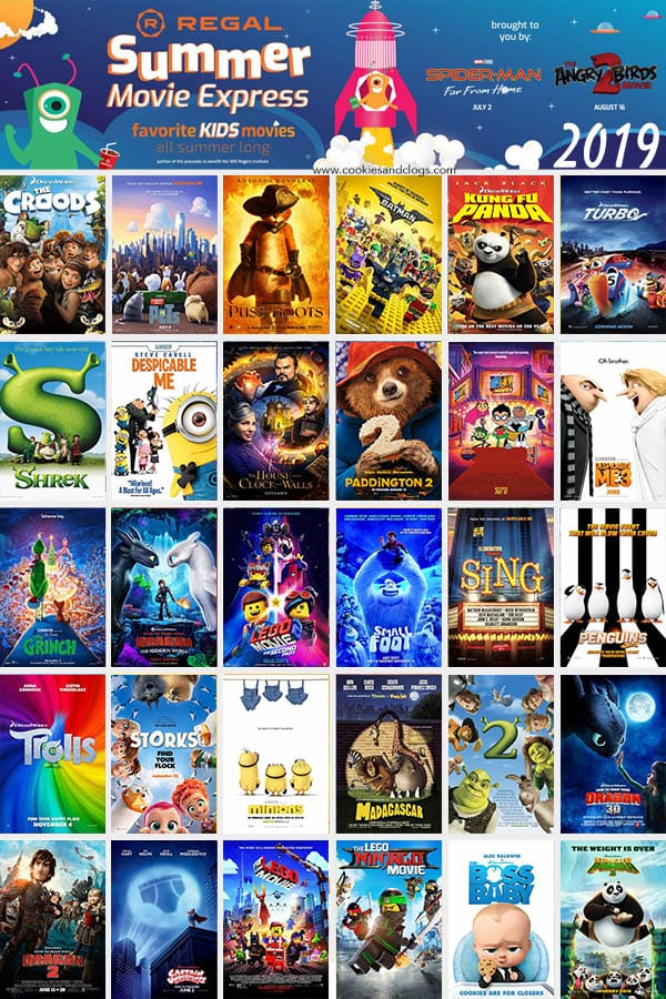 2019 Summer Movie Deals — Regal Summer Movie Express