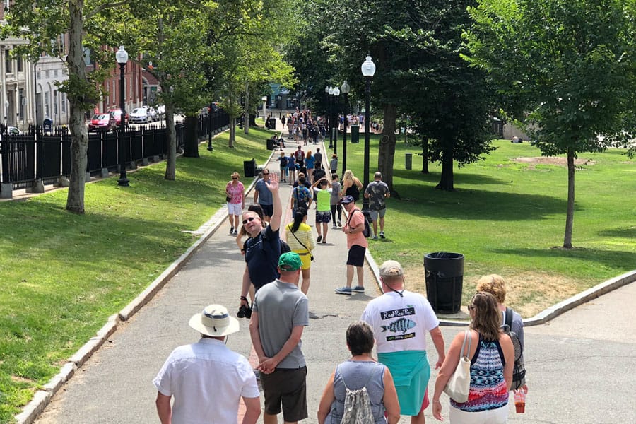 Family travel tips for visiting the Boston Freedom Trail in Boston, Massachusetts with historic sites - Boston Common