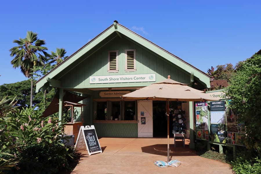 Taking the Allerton Garden Tour in Lawai Valley on the South Shore. 1 of 3 National Tropical Botanical Gardens in Kauai Hawaii.
