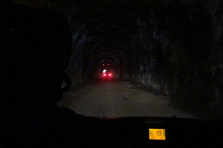 Kauai ATV Waterfall tour with family / teens in Ohana Bug in Kauai Hawaii Tunnel