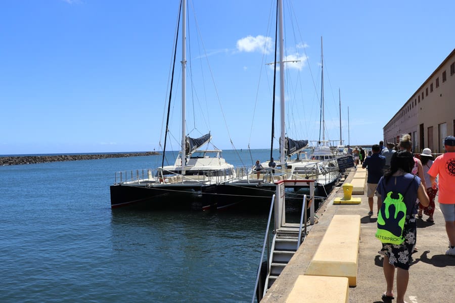 Top things to do in Kauai Hawaii — Kauai Napali Coast boat tour / Na Pali Coast sunset cruise Port Allen in Eleele