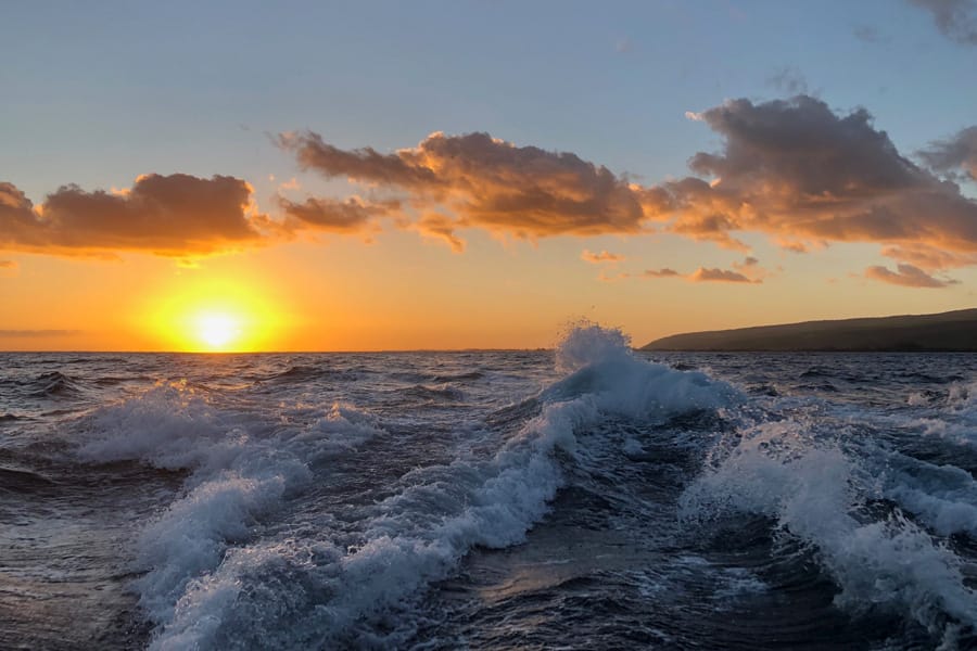 Top things to do in Kauai Hawaii — Kauai Napali Coast boat tour / Na Pali Coast sunset cruise