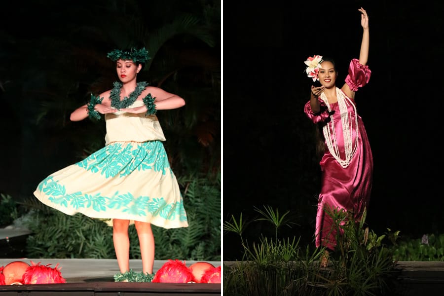 Smith Family Garden Luau / Hawaiian Luau in Kauai Hawaii Rhythm of Aloha hula show ancient and modern hula